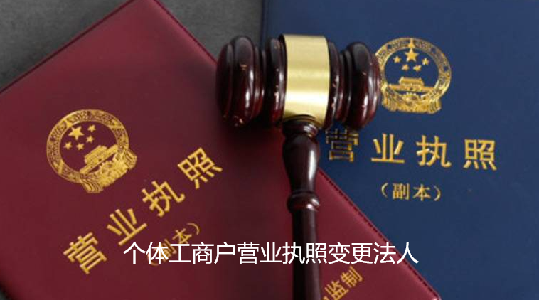 个体工商户营业执照变更法人(操作指南)