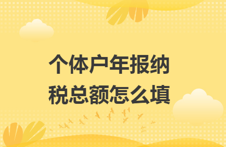 个体户营业额填1万可以吗(个体户年报资金数额怎么填写)