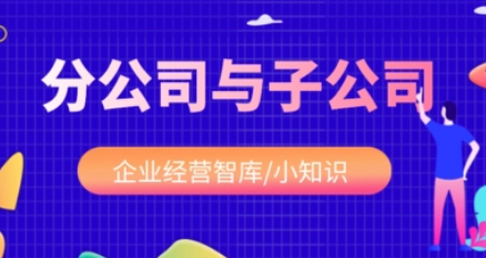 集团注册分公司和子公司有哪些区别